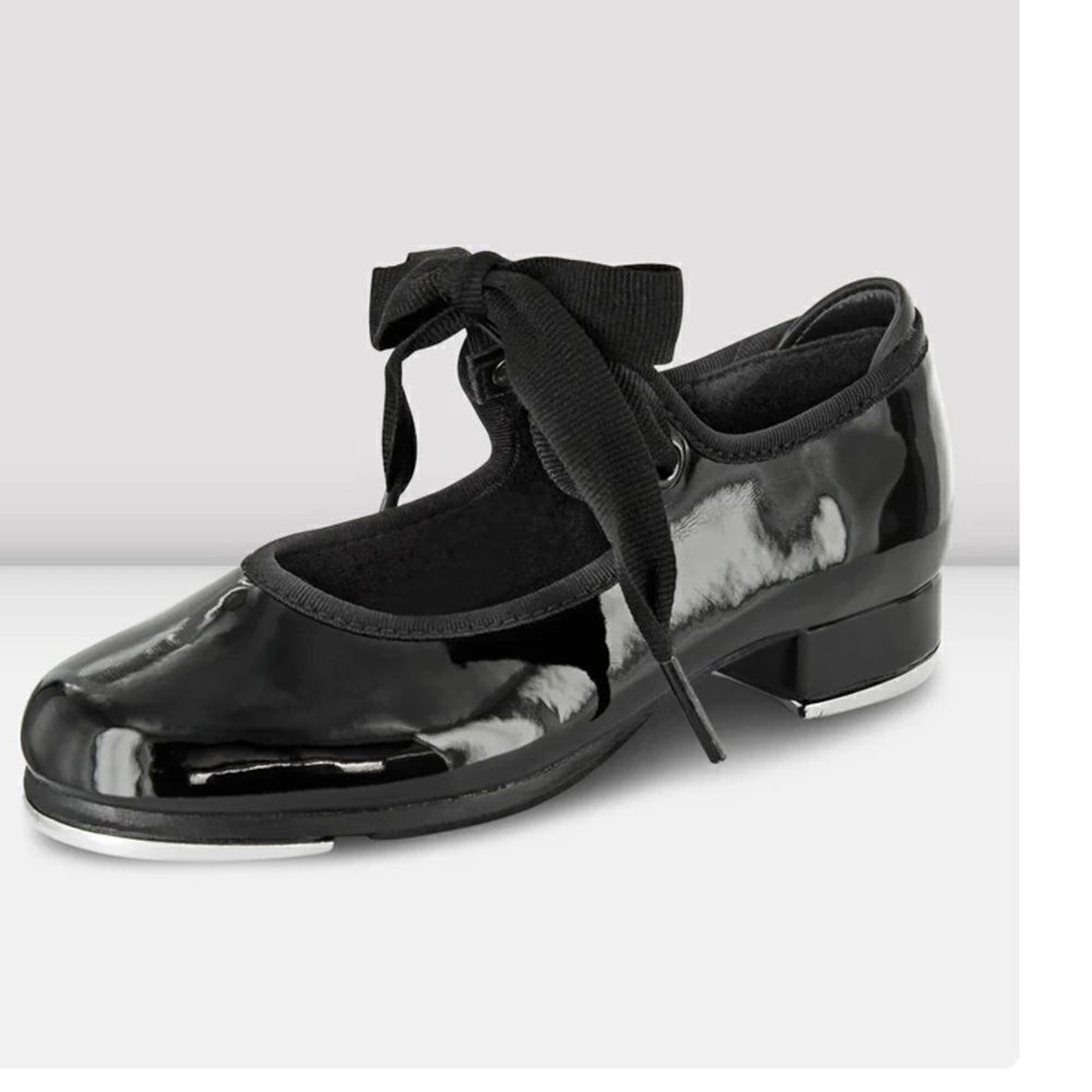 ‎BLOCH ANNIE TYVETTE TAP SHOES IN BLACK PATENT